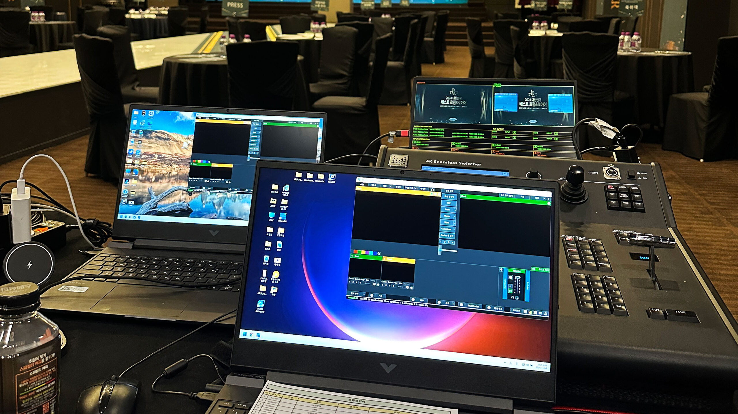 현장LED운영, 현장스크린운영, 영상감독